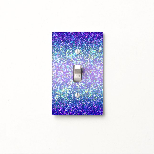 Light Switch Cover Glitter Graphic Background (In Situ)
