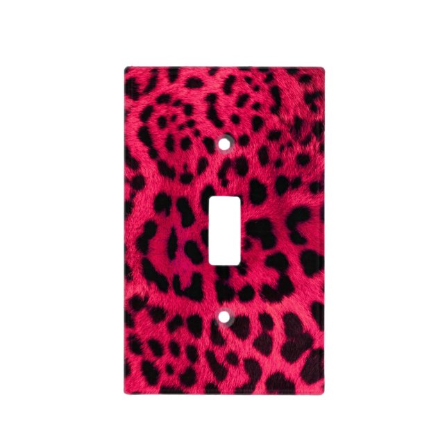 Light Switch Cover/Leopard Print Cover (Front)
