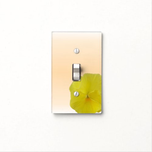 Light Switch Cover _ Pure Lemon Pansy
