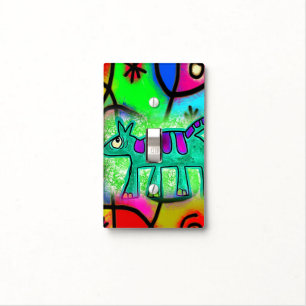 Light Switch Cover Whimsical Dog