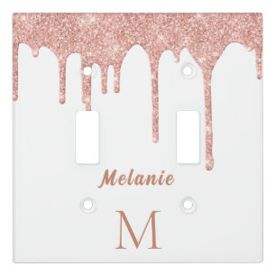 Light Switch Cover with Personalized Name Letter