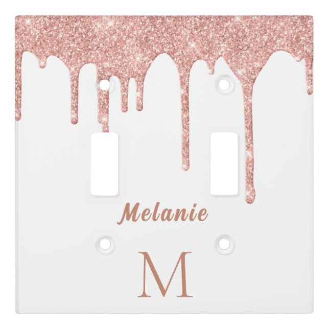 Light Switch Cover with Personalized Name Letter (Front)