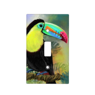 Light Switch Cover with Toucan