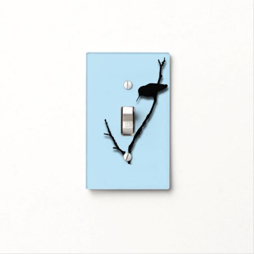 Light Switch _ Hummingbird Silhouette