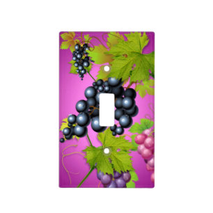 Light switch Plate Evening Grape