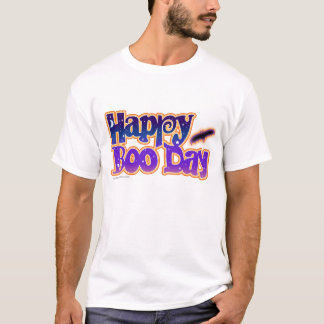 Light T-shirts - HAPPY BOO DAY - Halloween