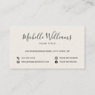 Facebook Icon Business Cards Business Card Printing Zazzle