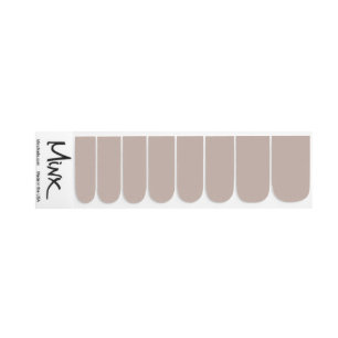 Light Taupe Nail Polish Strips, Taupe Nail Wraps