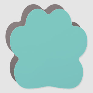 Light Teal #6BC388, Half Baked Car Magnet