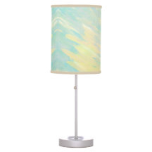 Light Teal and Yellow lamp