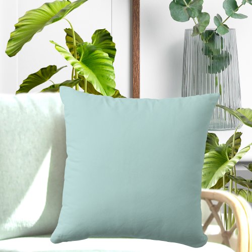 Light Teal Aqua solid color pillow