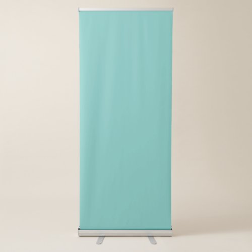 Light Teal Best Vertical Retractable Banner 