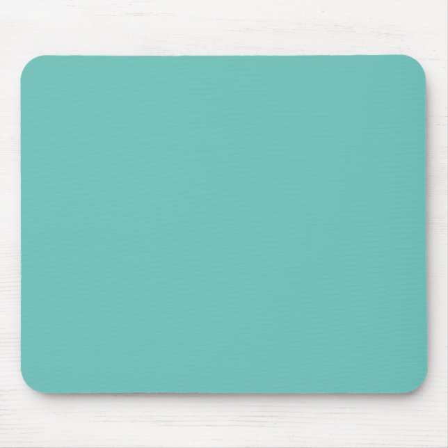Light Teal, Northern Lights Blue Mousepad (Front)