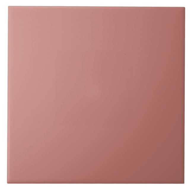 Light Terracotta Ceramic Tile. Tile (Front)