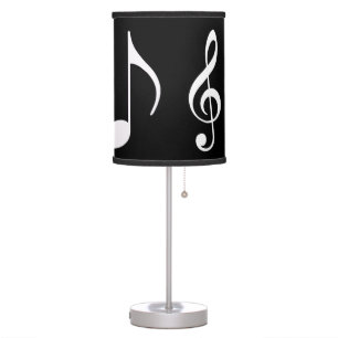 light the bedroom with Musical Notes Table Lamp