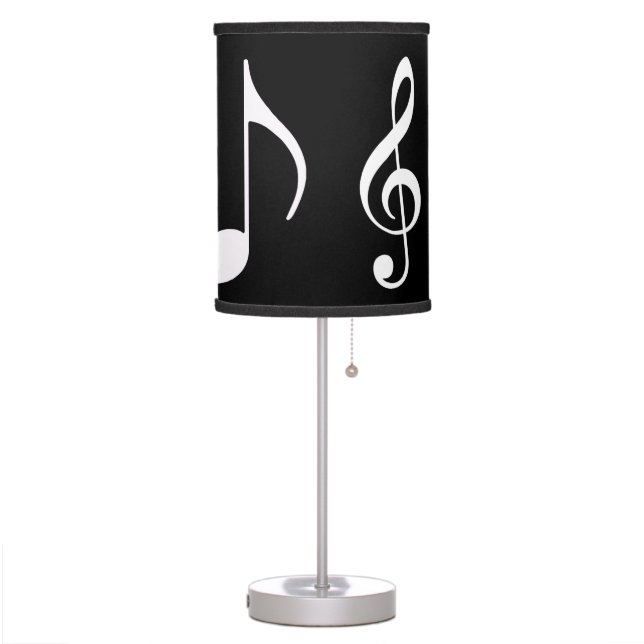 light the bedroom with Musical Notes Table Lamp (Left)