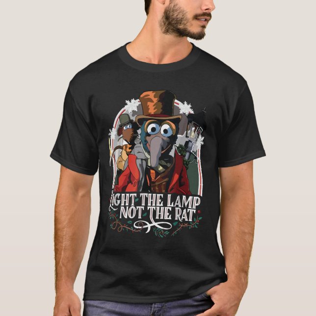 Light The Lamp Not The Rat Christmas T-Shirt (Front)