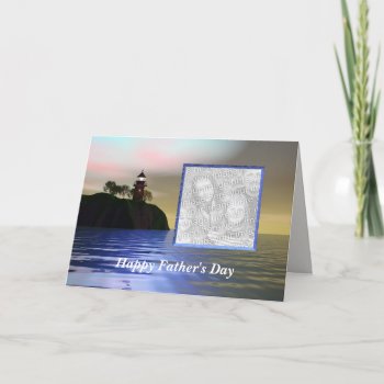 Light The Way Father's Day (photo Frame) Card by xfinity7 at Zazzle