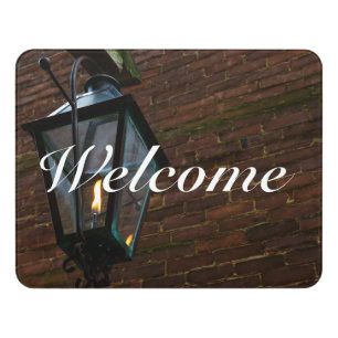 Light The Way Welcome Door Sign
