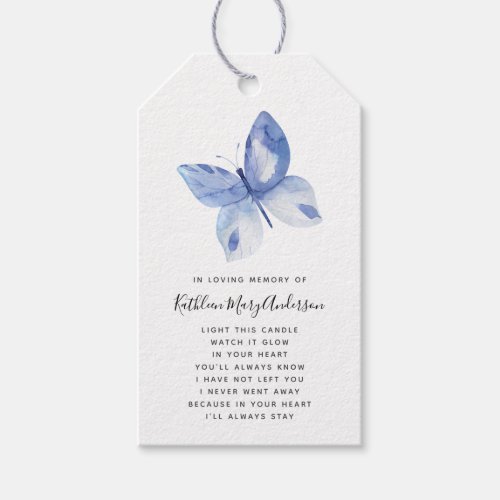 Light This Candle Photo Remembrance Tribute Candle Gift Tags