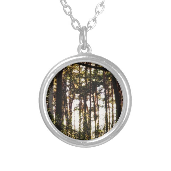 Light Through the Forest Trees Pendant