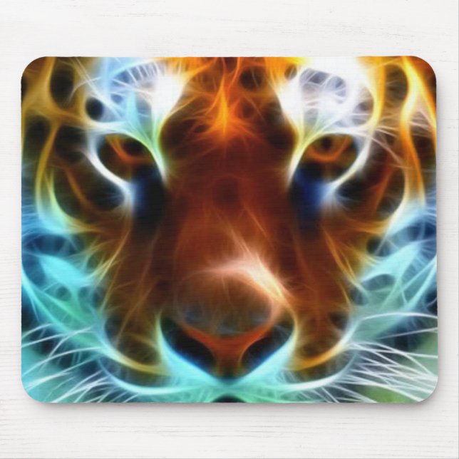light tiger mousemat mouse pad (Front)