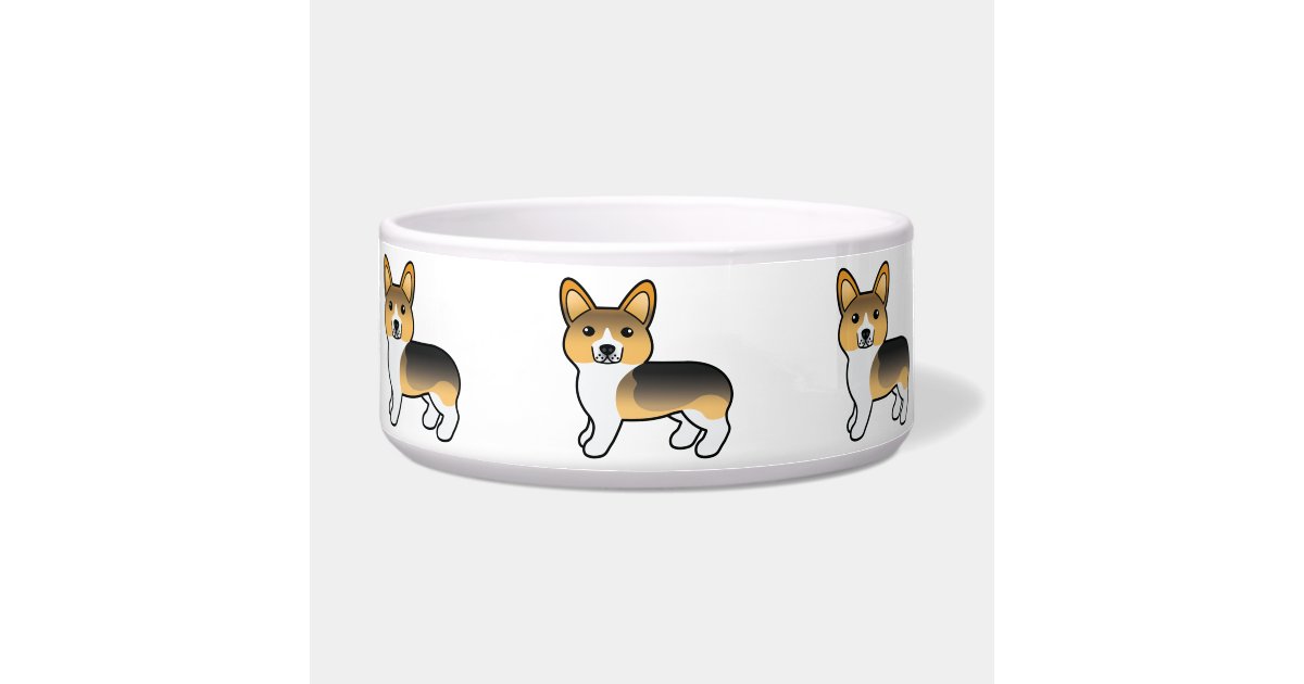 Corgi Custom Name Dog Bowl 6 Ceramic Dishwasher Microwave Safe Corgi Custom Name Dog Bowl 6 Ceramic Dishwasher Microwave Safe