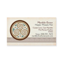 Light Triskele Business Cards
