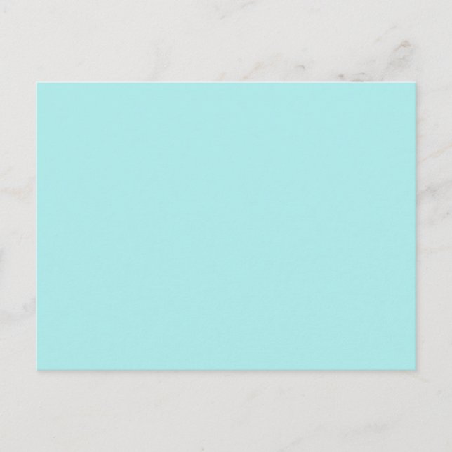 Light Turquoise Postcard (Front)