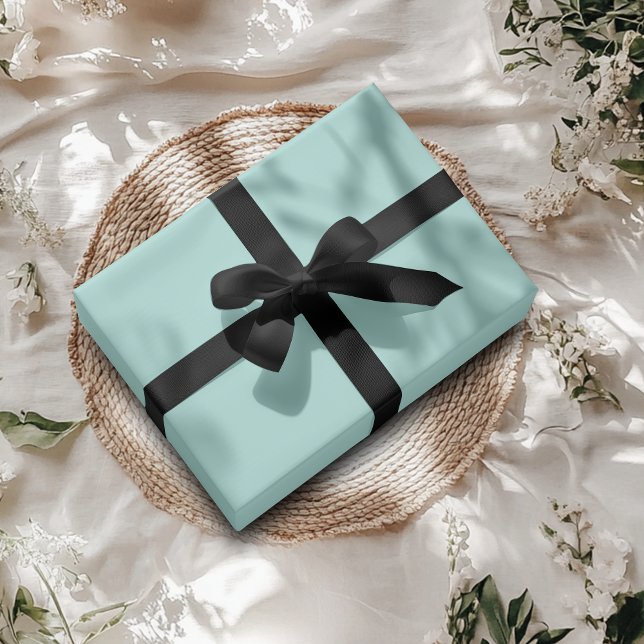Light Turquoise Solid Color | Classic | Elegant Wrapping Paper (Creator Uploaded)