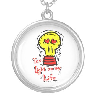 Light up life valentine love design pendants