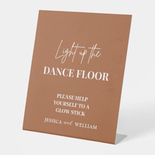 Light Up the Dance Floor   Glow Sticks Sign