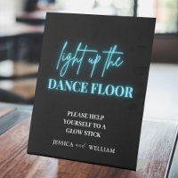 Light Up the Dance Floor | Glow Sticks Sign