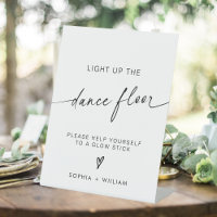 Light Up the Dance Floor | Glow Sticks Sign