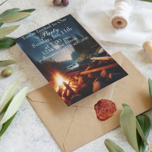 Light up the night with fire and passion Invite
