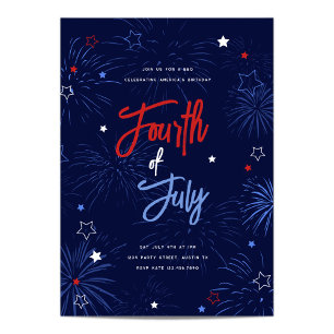 Light up the Sky 4th of July Party Invitation
