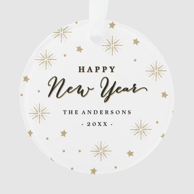 Light Up the Sky Holiday Ornament (Front)