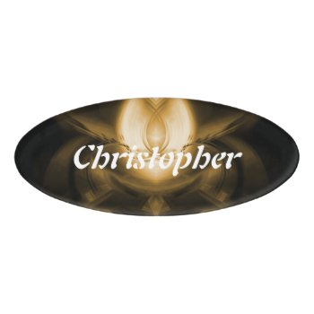 Light Up Your Day Name Tag by MarianaEwa at Zazzle