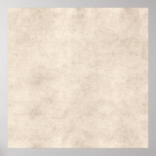 Light Vintage Parchment Antique Paper Background Poster