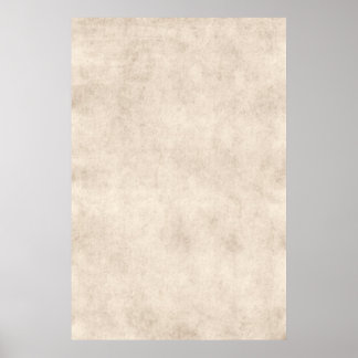 Light Vintage Parchment Antique Paper Background Poster