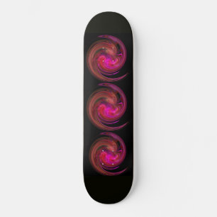 LIGHT VORTEX ,black red purple pink brown Skateboard
