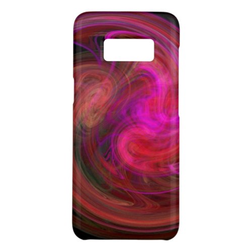 LIGHT VORTEX Pink Fuchsia Red Abstract Fractals Case_Mate Samsung Galaxy S8 Case