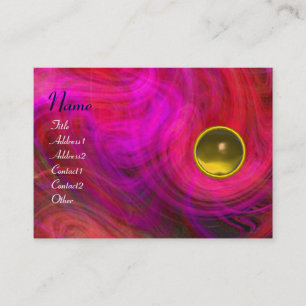 LIGHT VORTEX  TOPAZ  yellow red pink purple Business Card