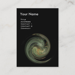 LIGHT VORTEX ,vibrant black grey Business Card