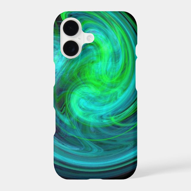 LIGHT VORTEX ,vibrant blue Iphone Case (Back)