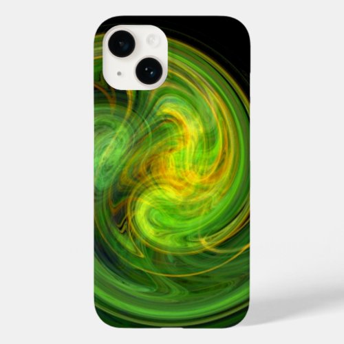 LIGHT VORTEX vibrant green Case_Mate iPhone 14 Case
