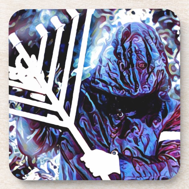 Light vs Darkness Beverage Coaster (Front)