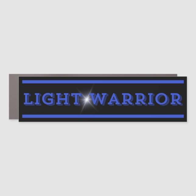 Light Warrior Starseed Bumper Car Magnet (Front)