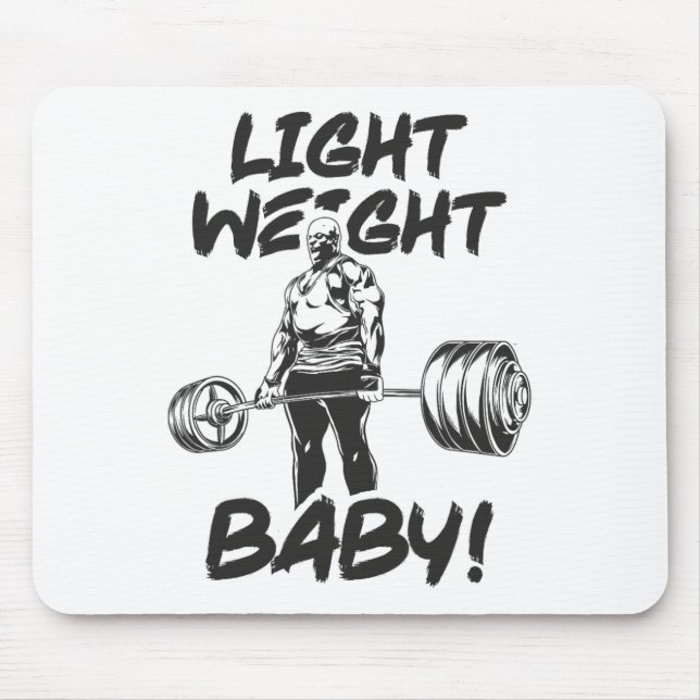 Light Weight Ba2  Mouse Pad (Front)