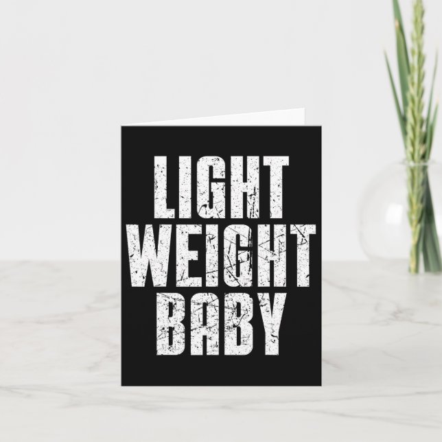 Light Weight Ba3  Card (Front)